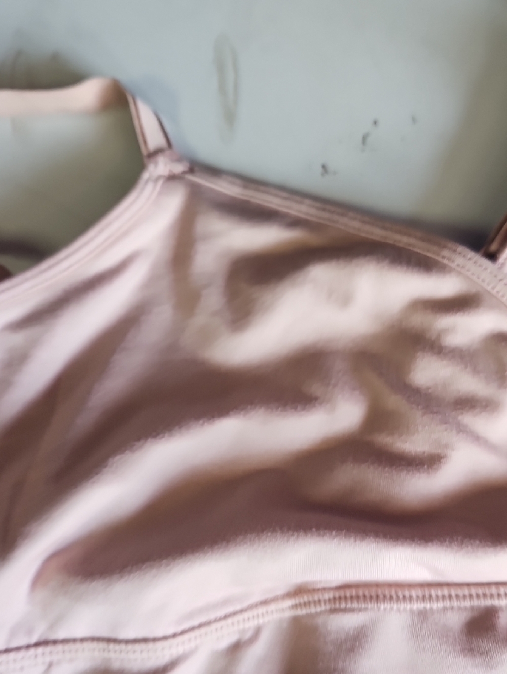 Women's Light Mauve Sleep Cami - Soft Stretch Comfort - Picture 3 of 3